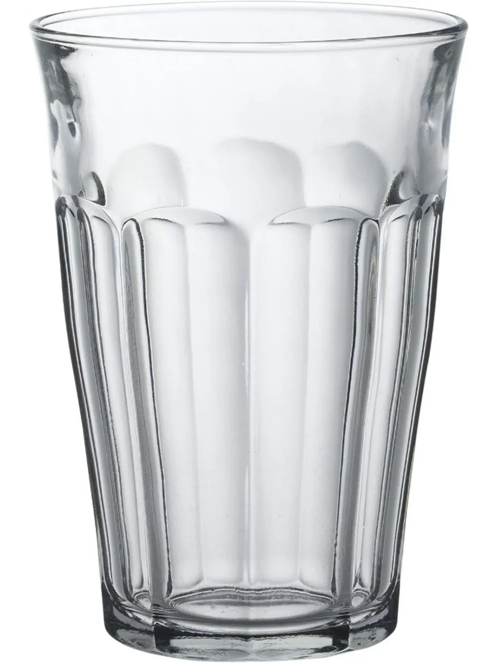 Clear Tempered Glass Tumblers Set of 6 | Durable, Stylish Drinkware, 12.62 oz